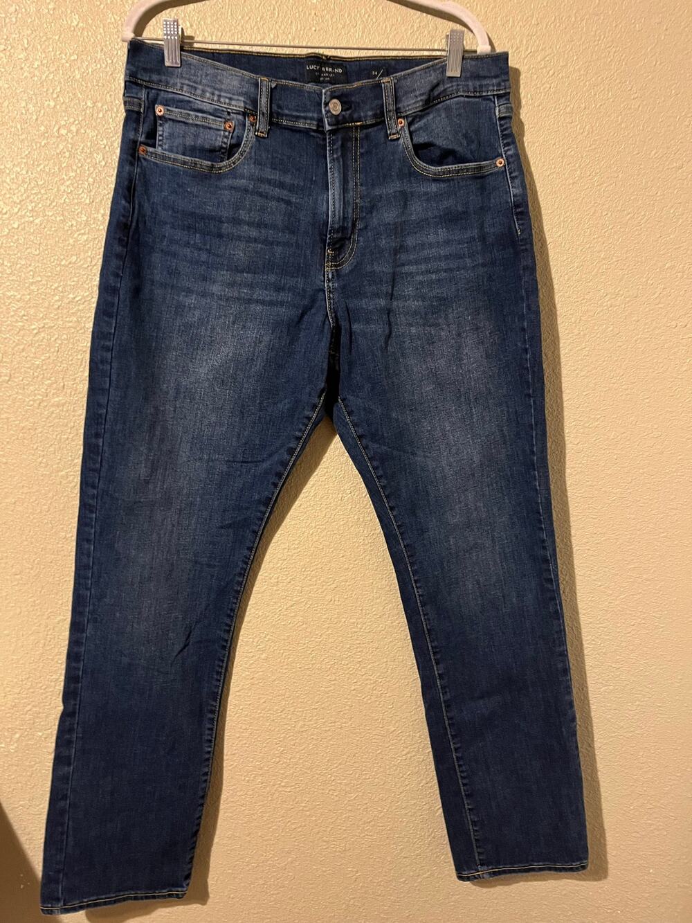 Lucky brand men’s athletic fit jeans size 34/32